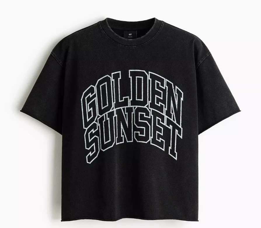 Camiseta estilo cuadrado Oversize