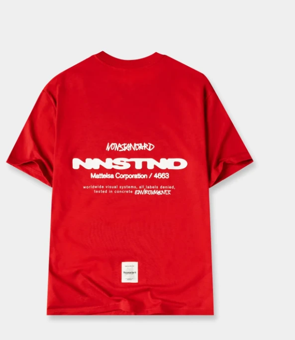 Camiseta Oversize Rojo piel durazno